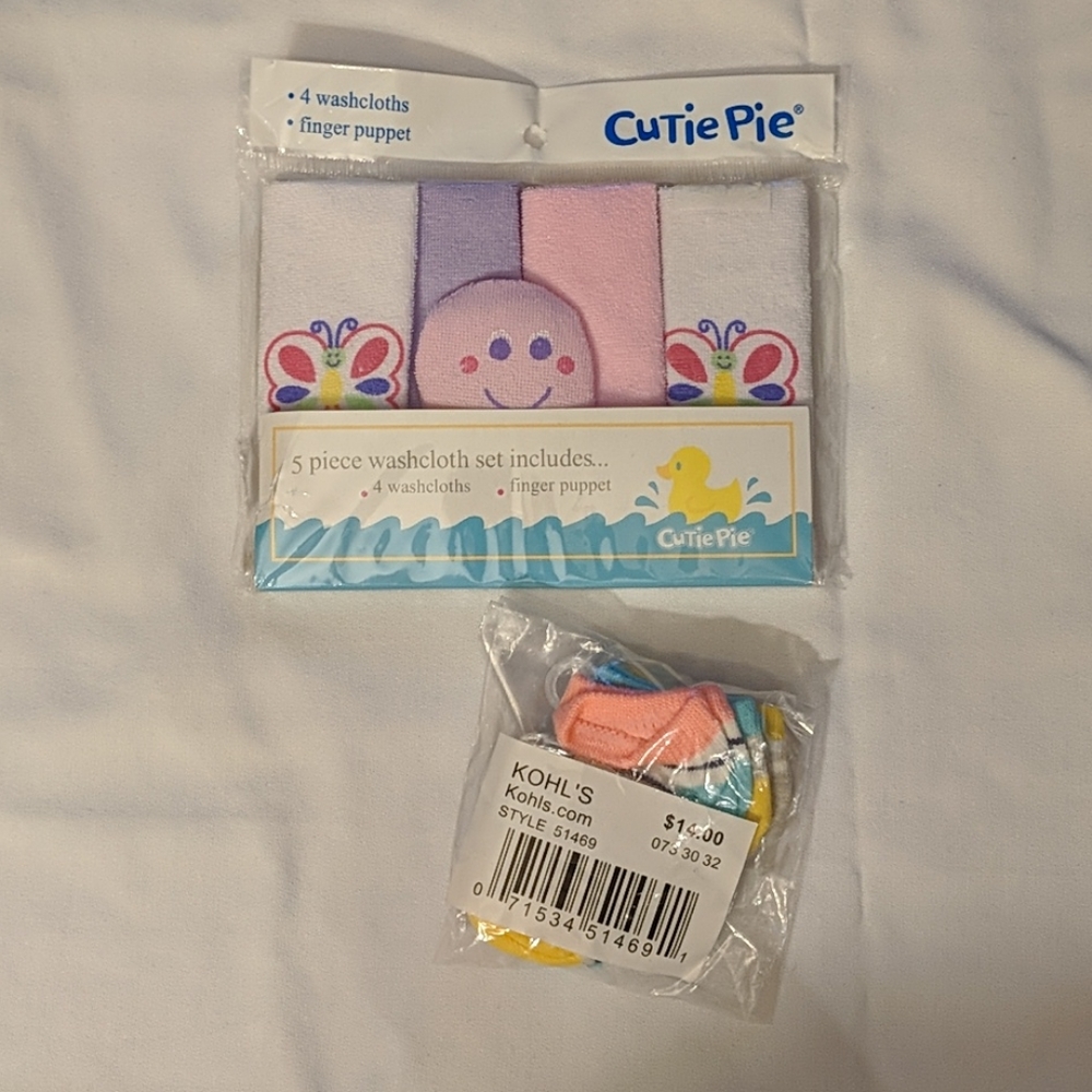 Washcloths and socks